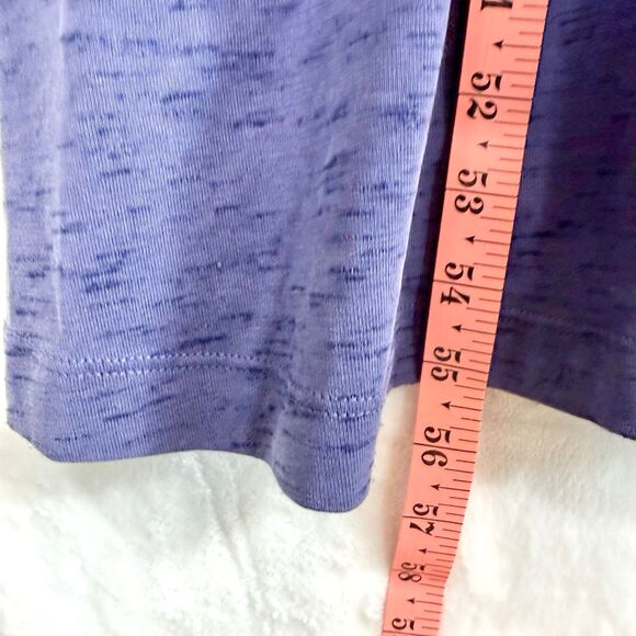 Maeve Anthropologie Dress Maxi Purple Lace Up Racerback Boho Soft Knit L - Picture 5 of 9